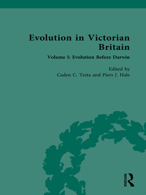 cover image of Evolution in Victorian Britain, Volume I